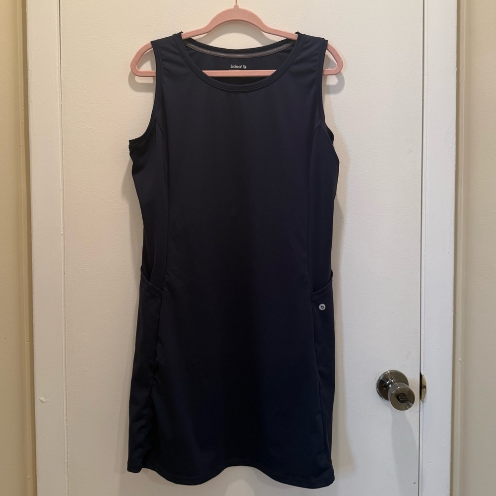 Baleaf Sleeveless Tennis Golf Dress with Built In Shorts XXL Navy Never Worn - Picture 2 of 5